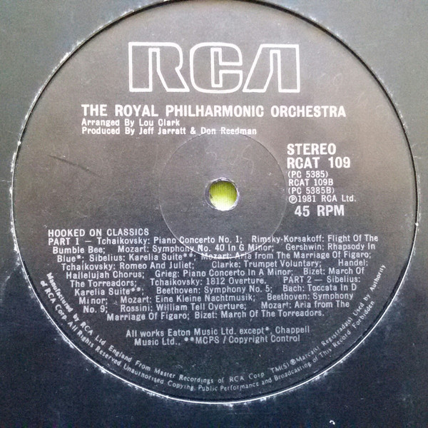 HOOKED ON CLASSICS - THE ROYAL PHILHARMONIC ORCHESTRA