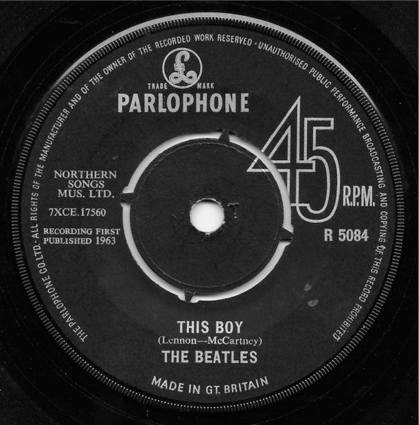 I WANT TO HOLD YOUR HAND - THE BEATLES