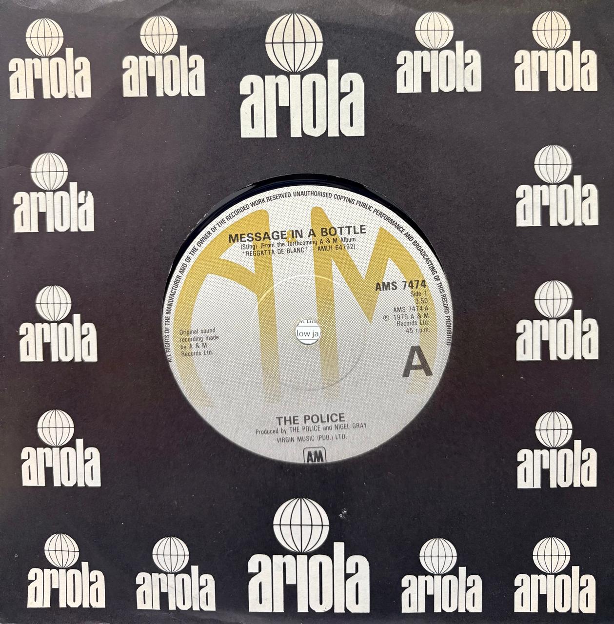 MESSAGE IN A BOTTLE - THE POLICE