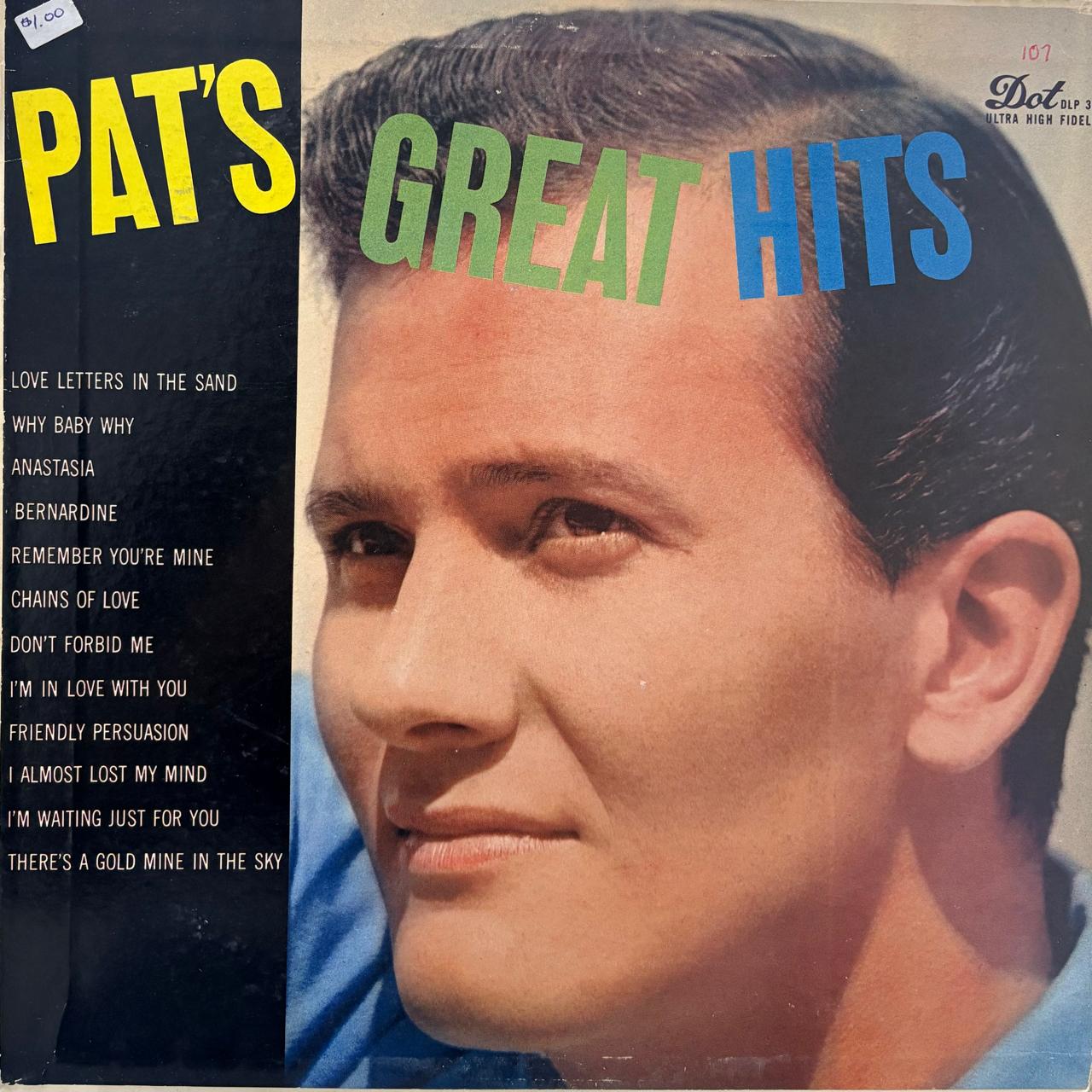 PAT'S GREAT HITS - PAT BOONE