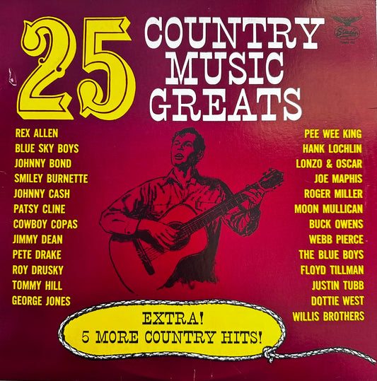 VARIOUS ARTISTS - 25 COUNTRY MUSIC GREATS