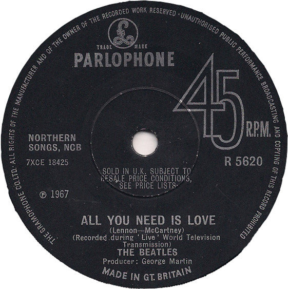 ALL YOU NEED IS LOVE - THE BEATLES