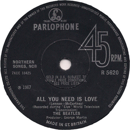 ALL YOU NEED IS LOVE - THE BEATLES