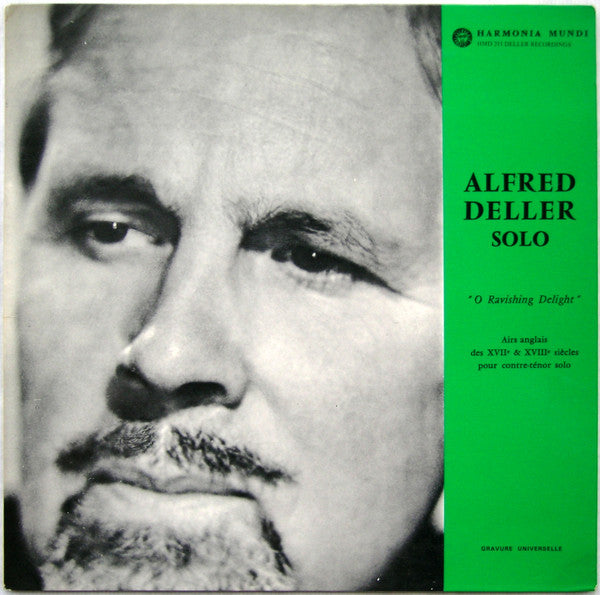 Alfred Deller Solo - O Ravishing Delight