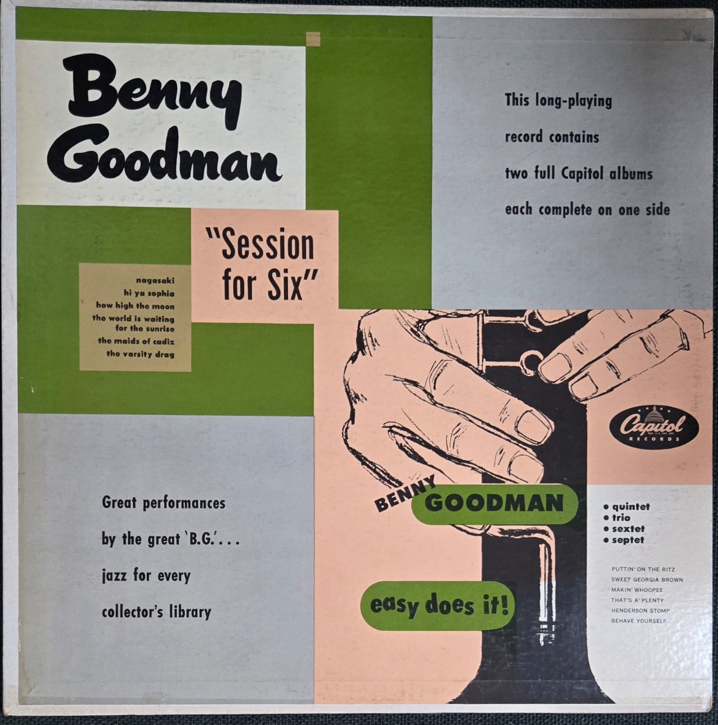 SESSION FOR SIX - BENNY GOODMAN