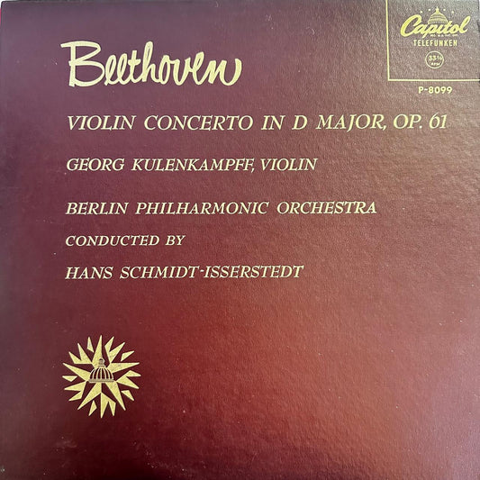 BEETHOVEN - VIOLIN CONCERTO IN D MAJOR, OP. 61