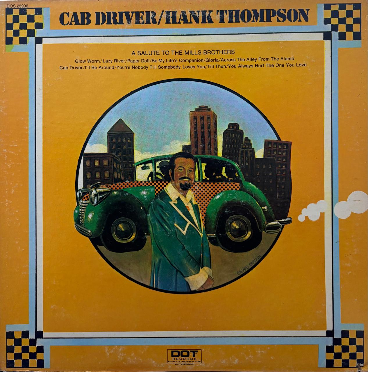CAB DRIVER - HANK THOMPSON