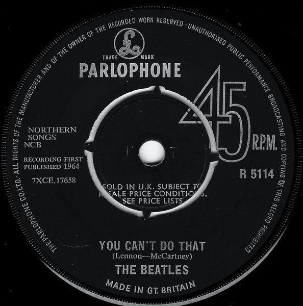 CAN'T BUY ME LOVE - THE BEATLES