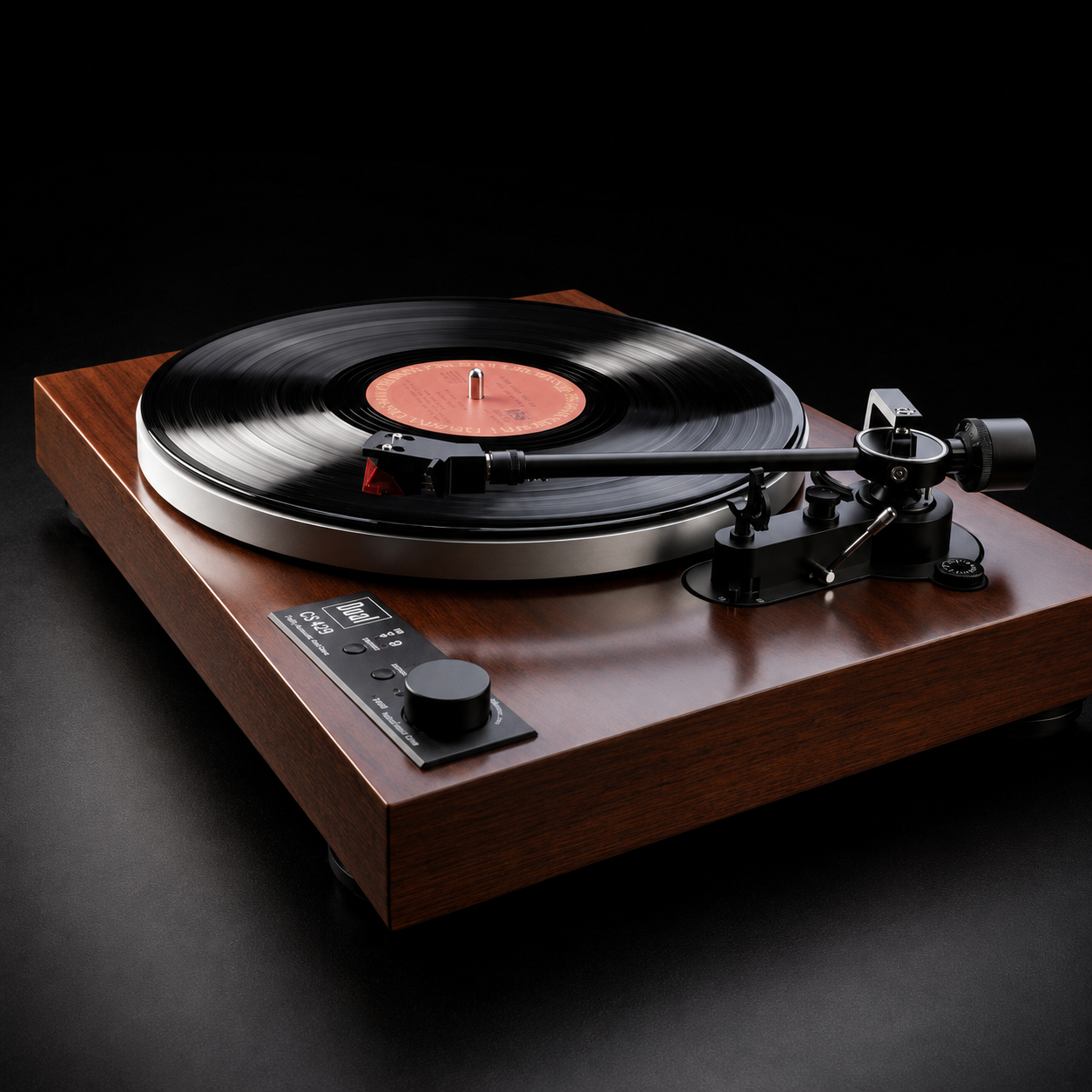 DUAL CS 529 Walnut HiFi Turntable