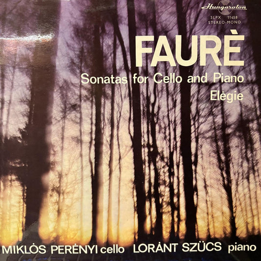 FAURE - SONATAS FOR CELLO AND PIANO