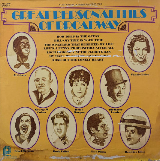 GREAT PERSONALITIES OF BROADWAY
