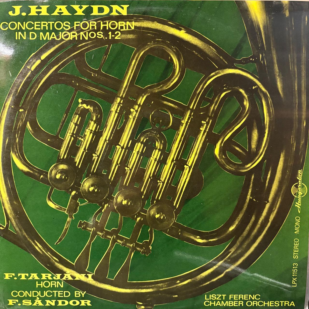 J. HAYDN CONCERTOS FOR HORN IN D MAJOR Nos. 1&2 by F. Sandor