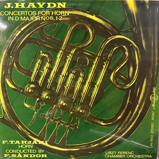 J. HAYDN CONCERTOS FOR HORN IN D MAJOR Nos. 1&2 by F. Sandor