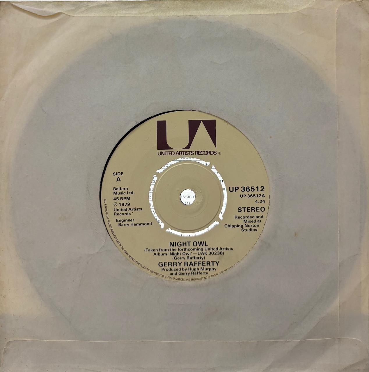 NIGHT OWL - GERRY RAFFERTY