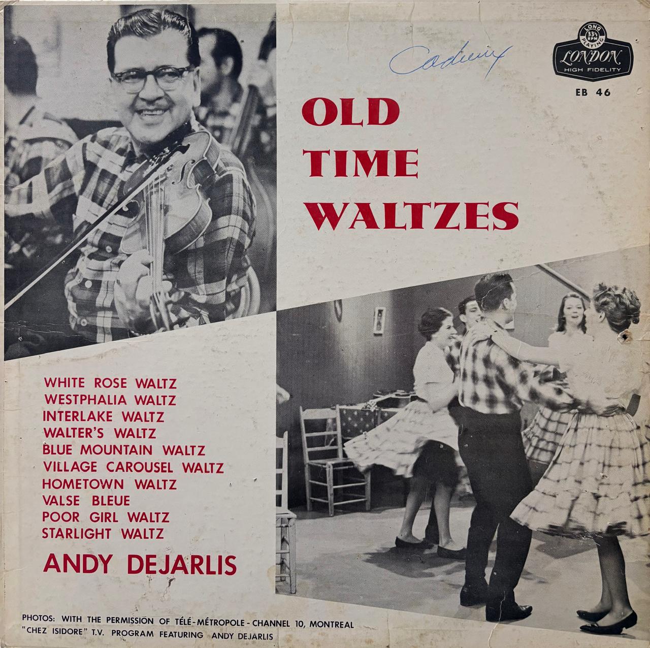 OLD TIME WALTZES - ANDY DEJARLIS