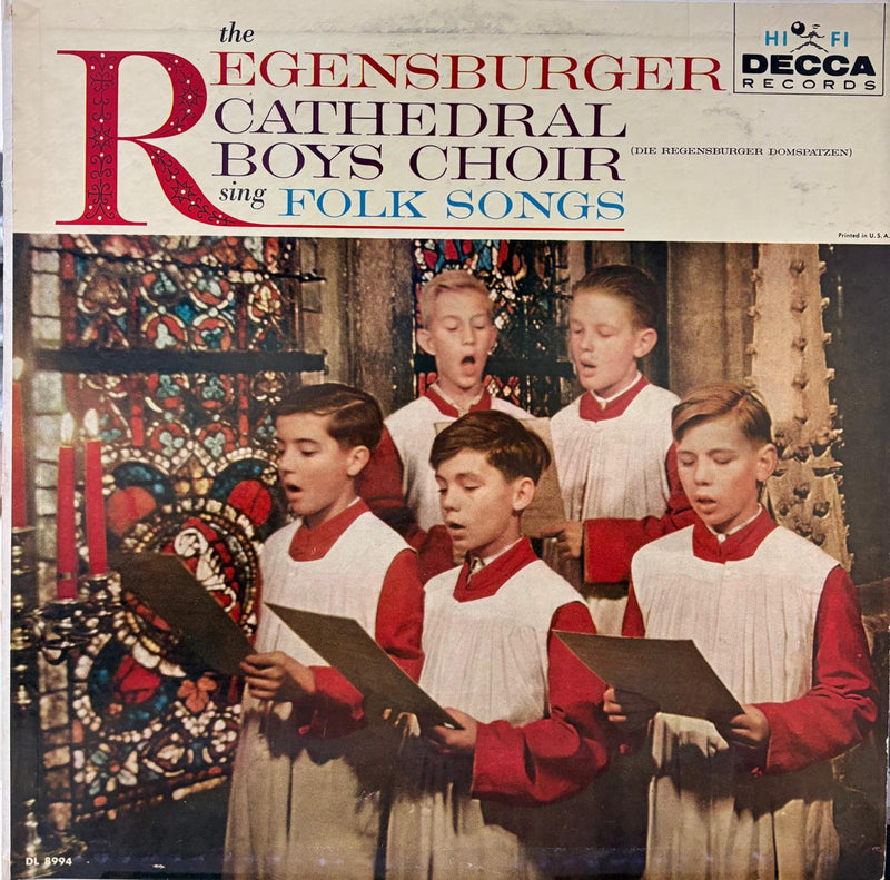 REGENSBURGER CATHEDRAL BOYS CHOIR SING FOLK SONGS