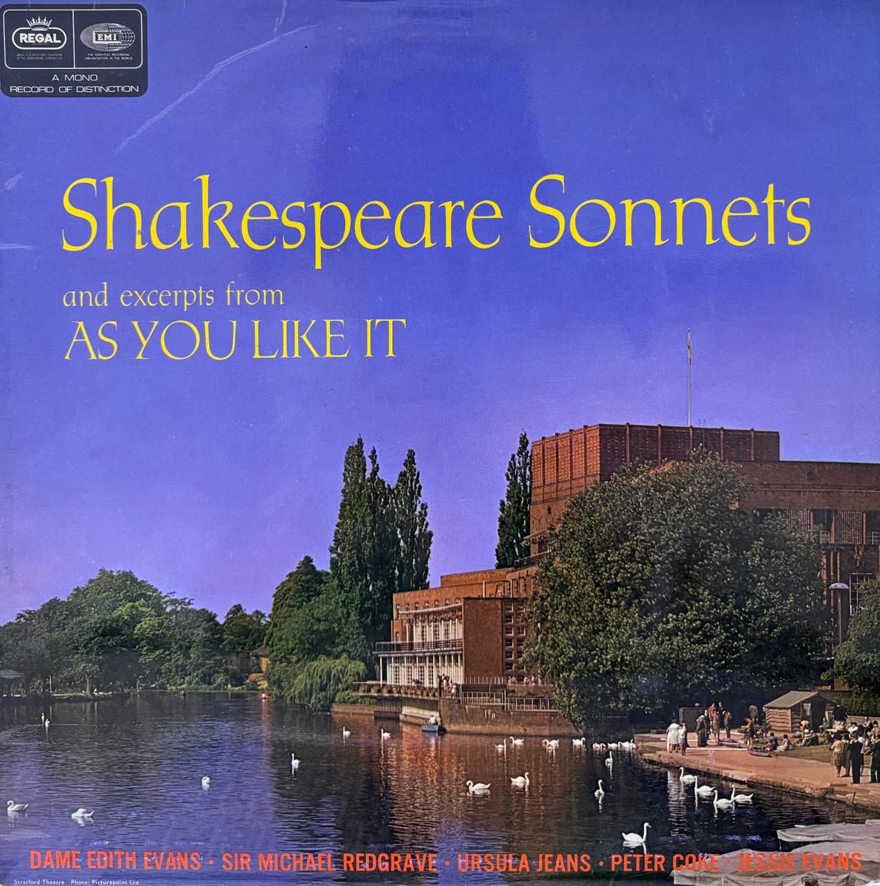 SHAKESPEARE SONNETS AND EXPERTS FROM AS YOU LIKE IT