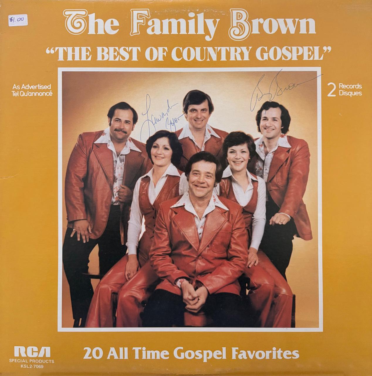 THE BEST OF COUNTRY GOSPEL - THE FAMILY BROWN