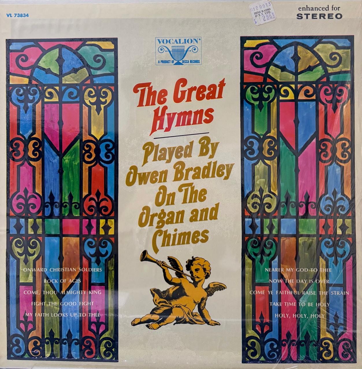 THE GREAT HYMNS - OWEN BRADLEY ON THE ORGAN AND CHIMES