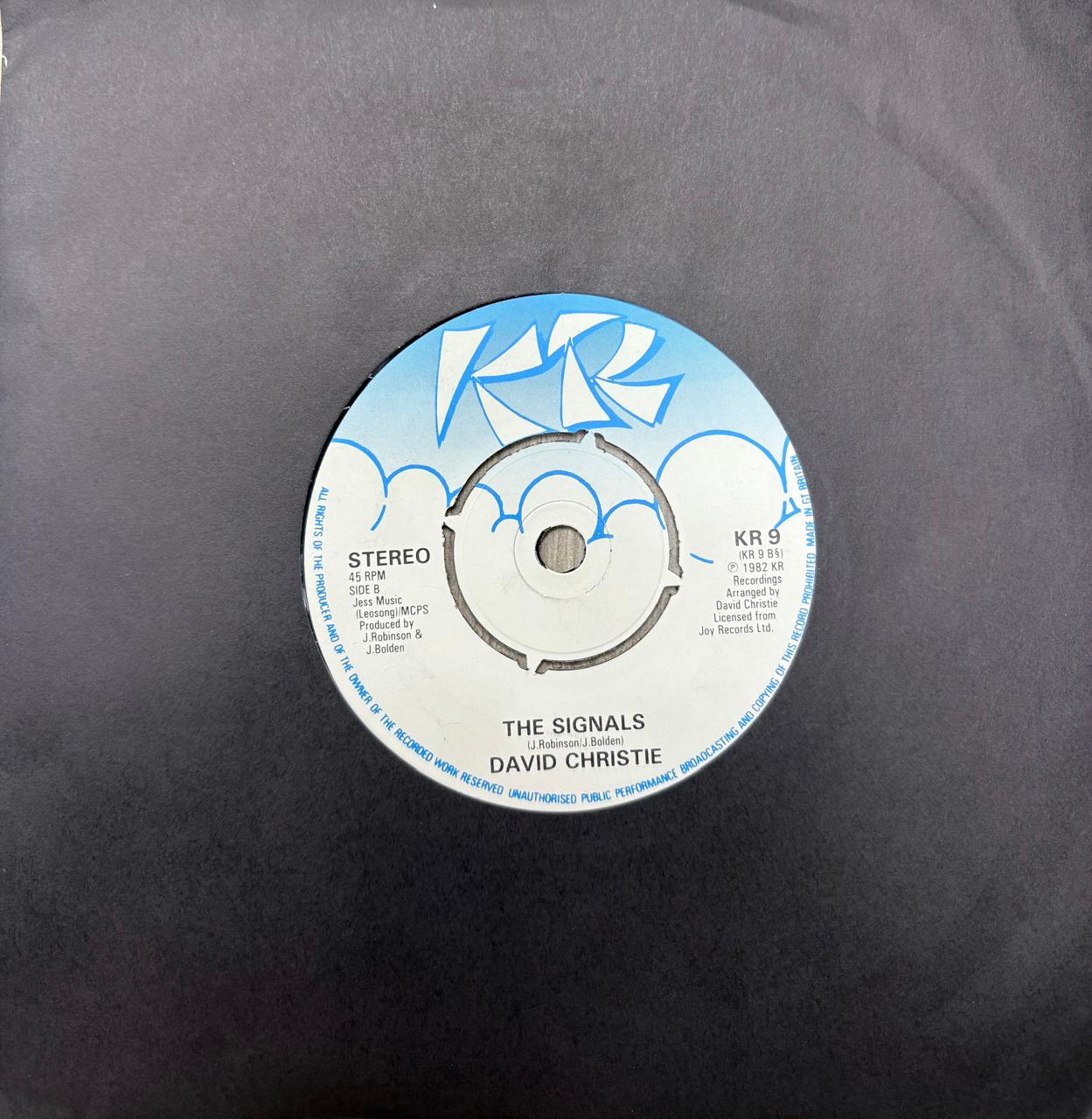 THE SIGNALS - DAVID CHRISTIE