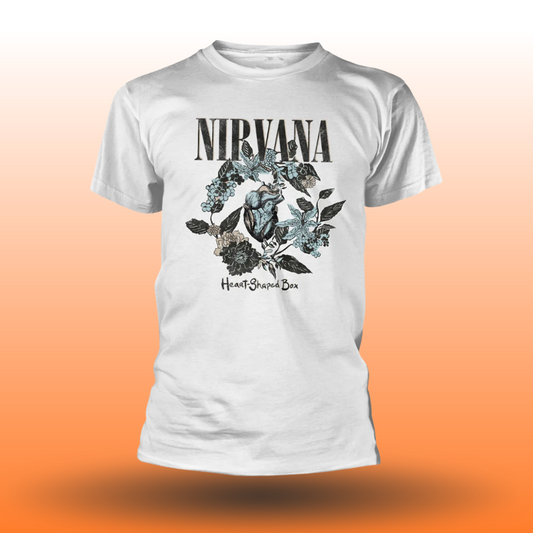 NIRVANA TEE - HEART SHAPED BOX