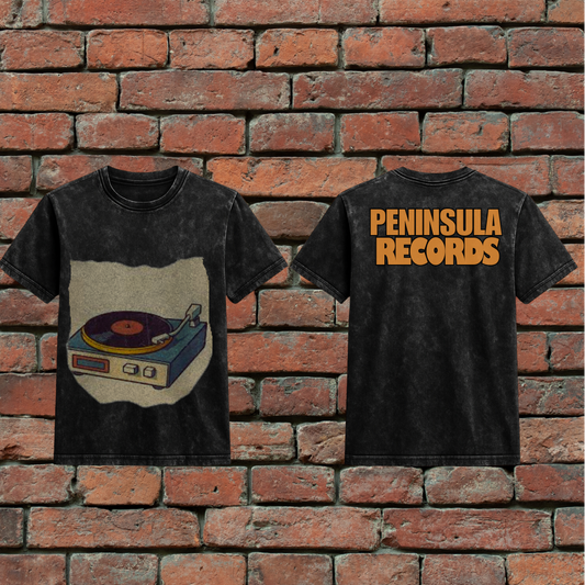 PENINSULA RECORDS - ACID WASH TEE